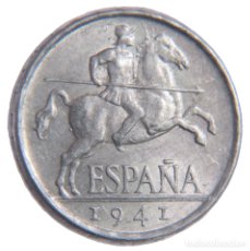 Monedas Franco: 5 CÉNTIMOS 1941. LANCERO IBÉRICO.EBC +.. Lote 385020054