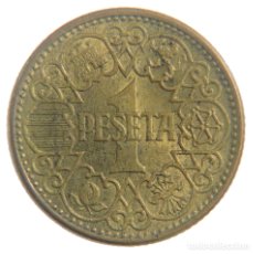 Monedas Franco: 1 PESETA 1944. DE SC A EBC.CASI TODO EL BRILLO ORIGINAL.. Lote 385020949