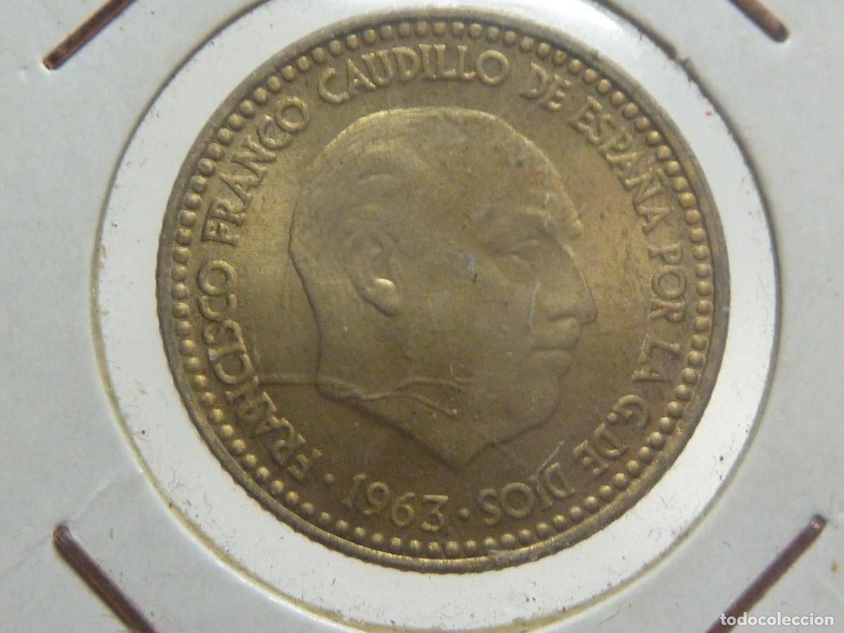 Monedas Franco: FRANCO 1 PTA 1963* 67 S/C - Foto 1