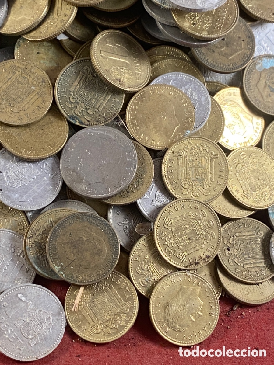 Monedas Franco: + DE 2,5KG DE PESETAS ESPA&Ntilde;OLAS - Foto 3