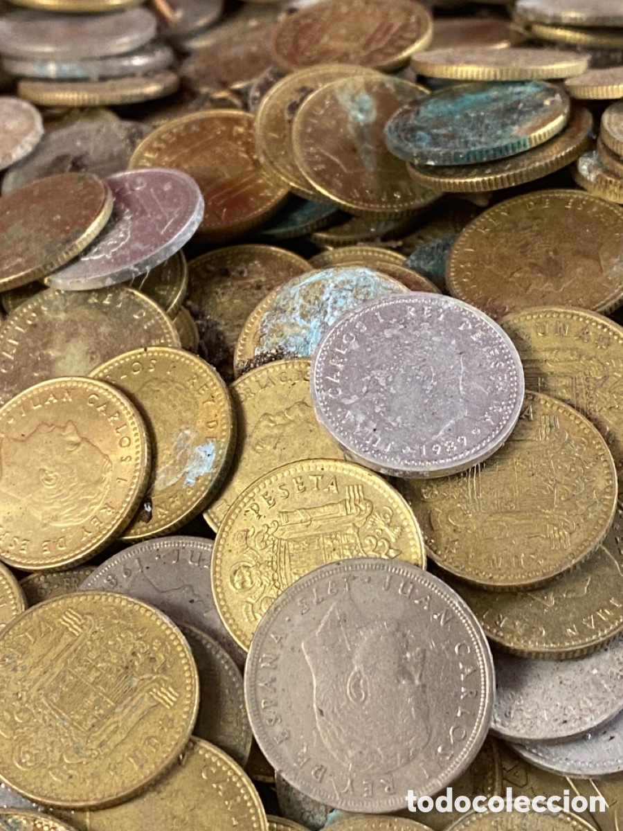 Monedas Franco: + DE 2,5KG DE PESETAS ESPA&Ntilde;OLAS - Foto 4