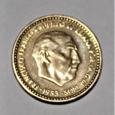Monedas Franco: MONEDA 1 PESETA 1953 ESTRELLA 60, LA DE LA FOTO. Lote 385590419