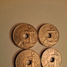 Monedas Franco: LOTE DE 4 MONEDAS DE 0.50 PTS FRANCO, AÑO 1963 ESTRELLA 64. MBC. Lote 385739629