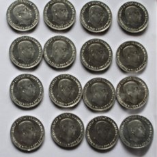 Monedas Franco: LOTE 16 MONEDAS DE 50 CÉNTIMOS 1966 ESTRELLA 71 SIN CIRCULAR. Lote 385884939