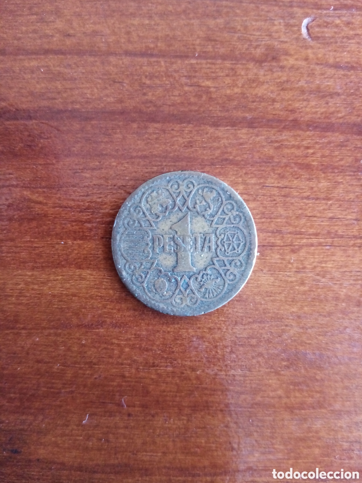 Monedas Franco: Moneda de 1 pts 1944 (la del &rdquo;1&rdquo;) - Foto 1