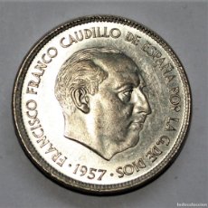 Monedas Franco: MONEDA 25 PESETAS 1957 ESTRELLA 74 MBC, LA DE LA FOTO. Lote 387007309