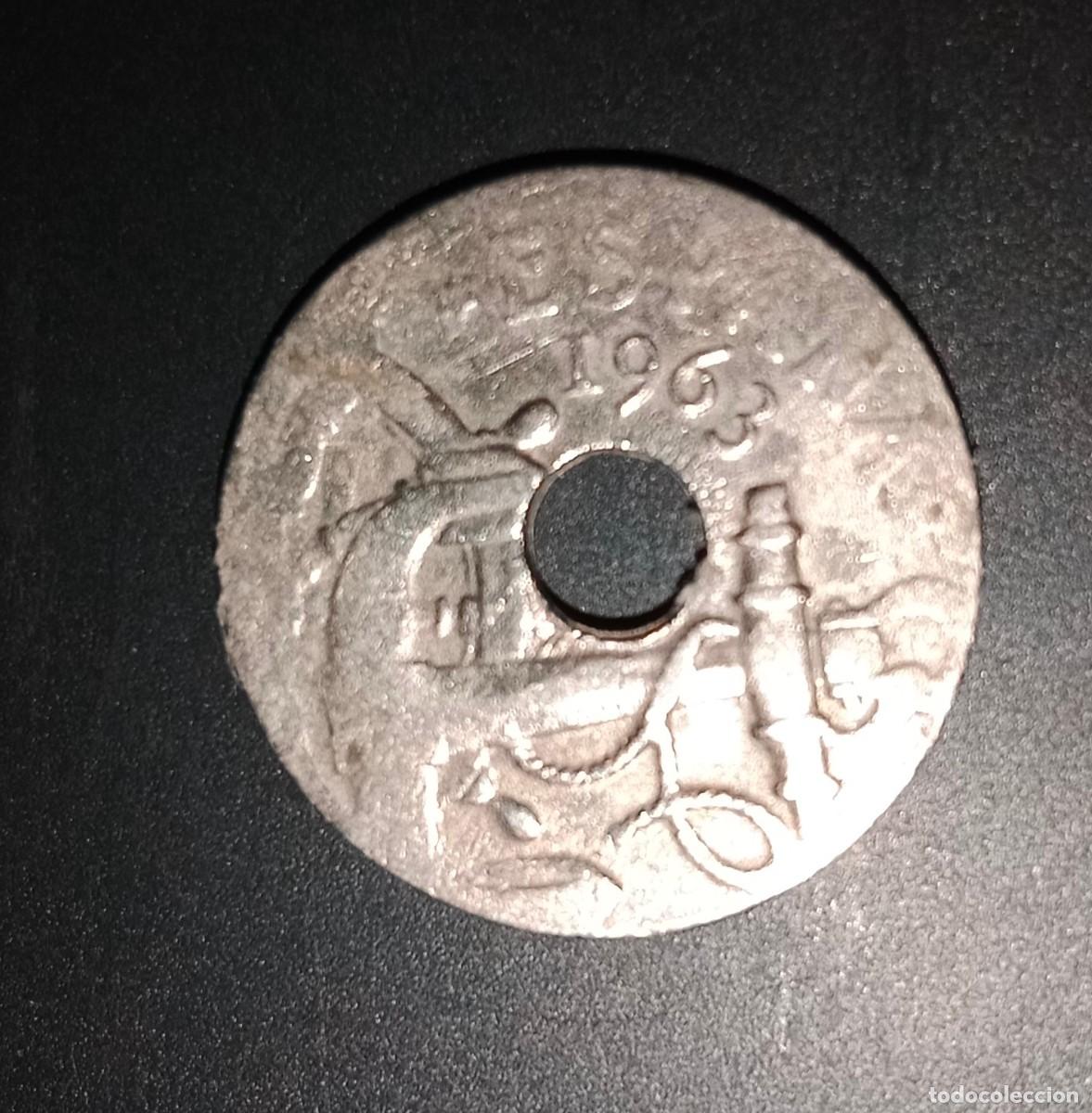 Monedas Franco: Moneda 50 centimos 1963 - Foto 2
