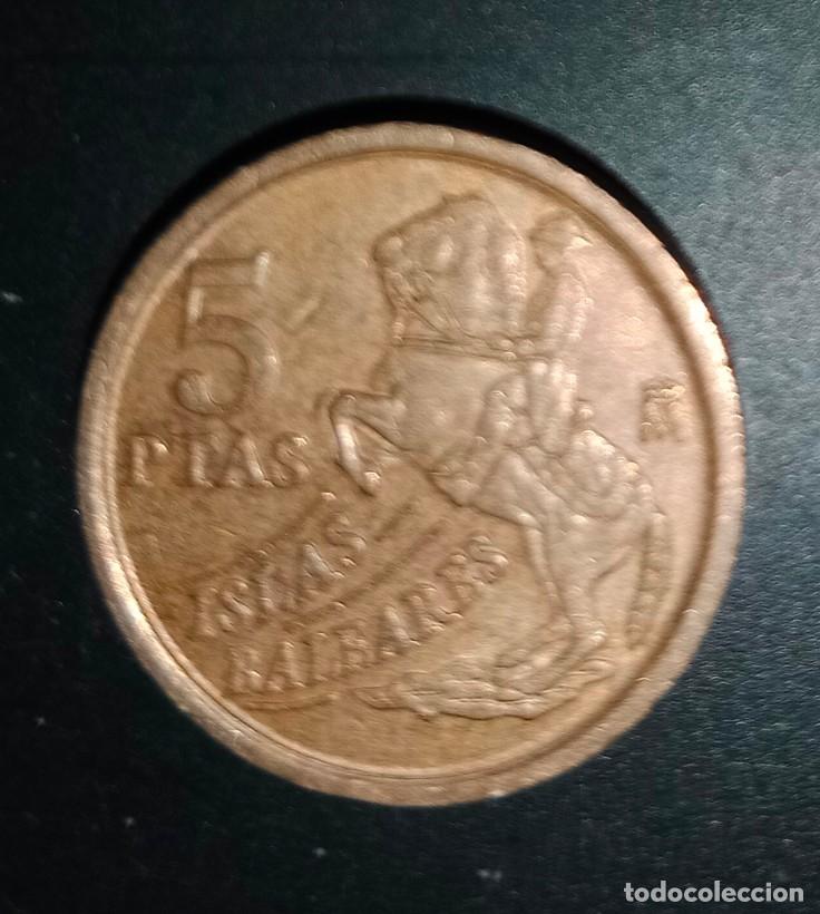Monedas Franco: 50cebtimos 1963 islas baleares - Foto 2