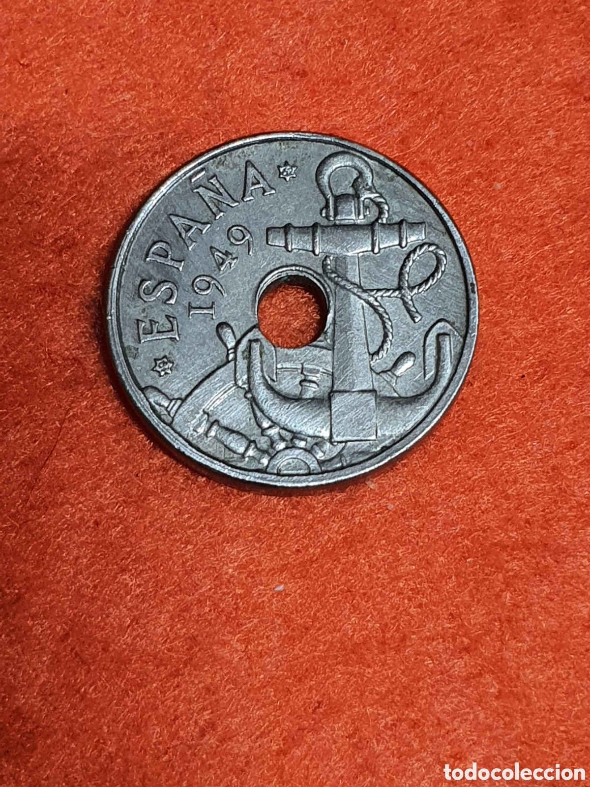 Monedas Franco: 50 c&eacute;ntimos Espa&ntilde;a 1949 * 62 - Foto 1
