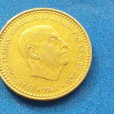 Monedas Franco: MONEDA DE FRANCISCO FRANCO. 1 PESETA. AÑO 1966 * 19 * 73. Lote 388659244