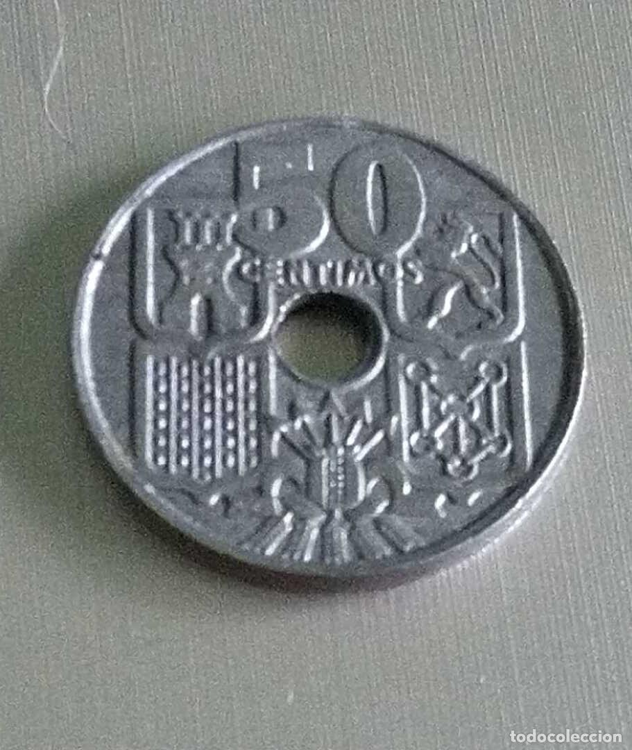 Monedas Franco: Moneda de 50 c&eacute;ntimos de 1963 - Foto 2