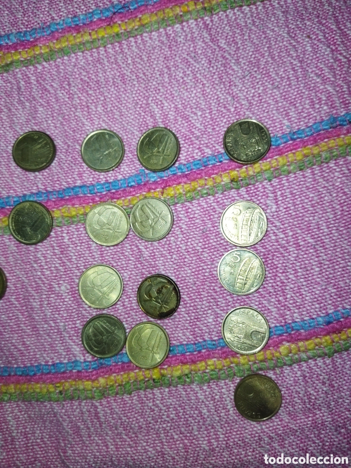 Monedas Franco: Monedas 1 y 5 pesetas - Foto 4