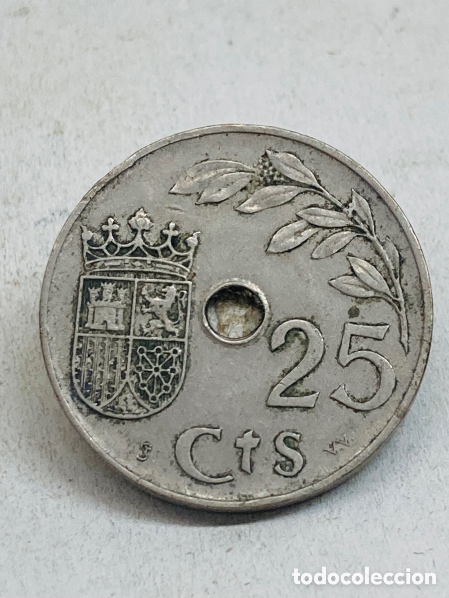 Monedas Franco: Moneda de 25 c&eacute;ntimos 1937 - Foto 2