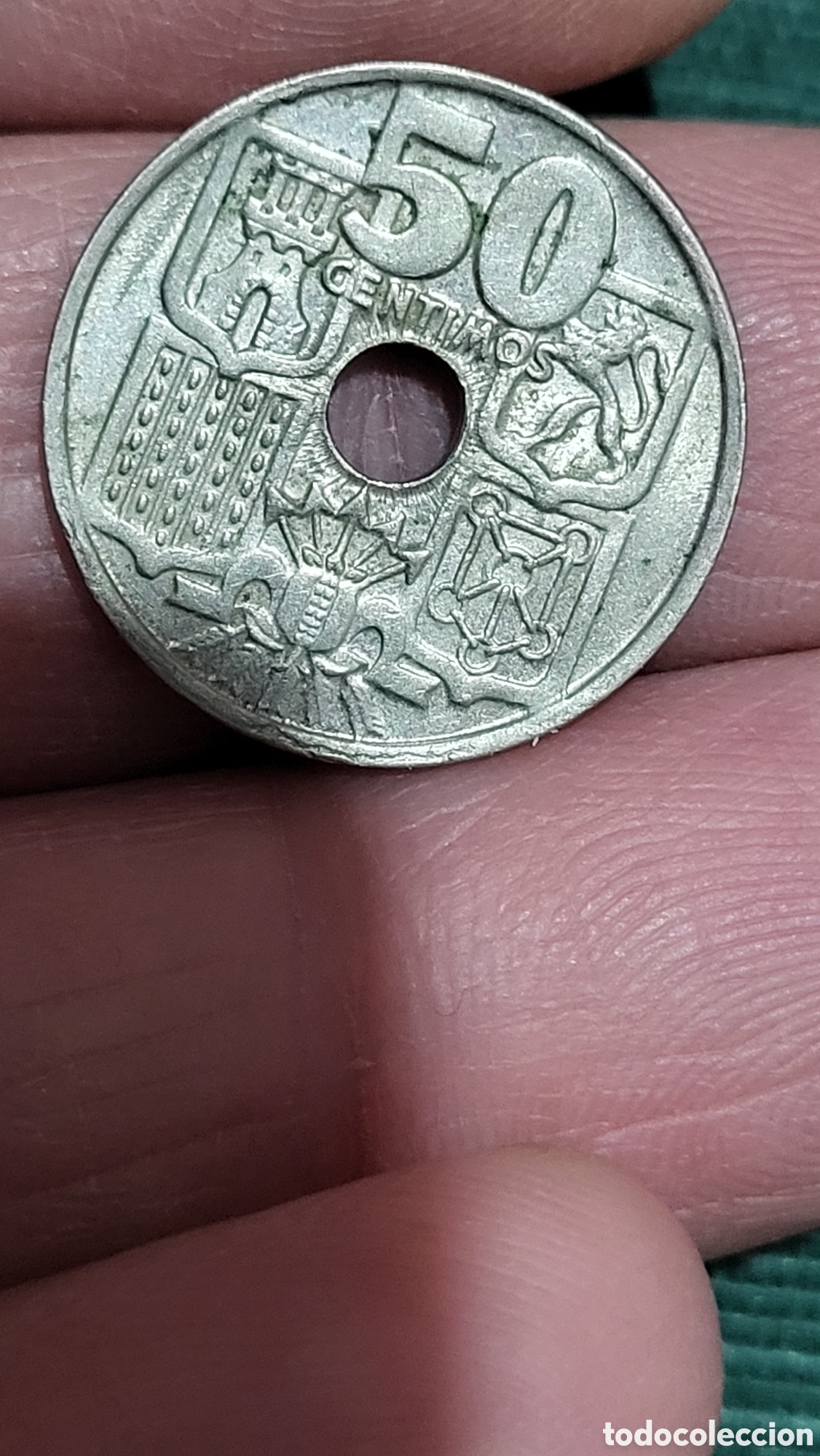 Monedas Franco: Moneds 50 centimos 1963*65 - Foto 2