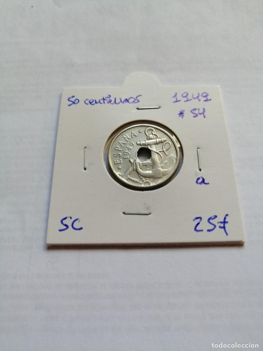 Monedas Franco: 50 Centimos 1949 * 54 SC - Foto 1