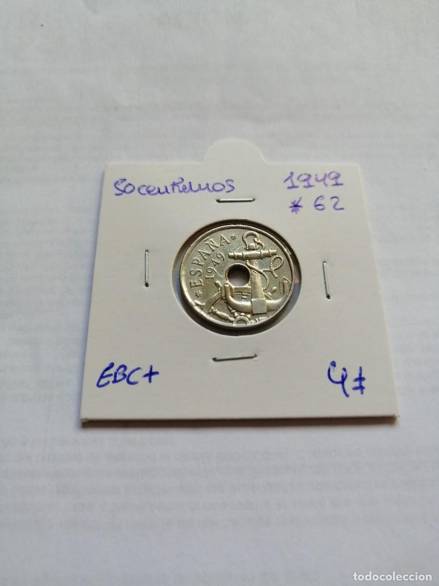 Monedas Franco: 50 Centimos 1949 * 62 - Foto 1