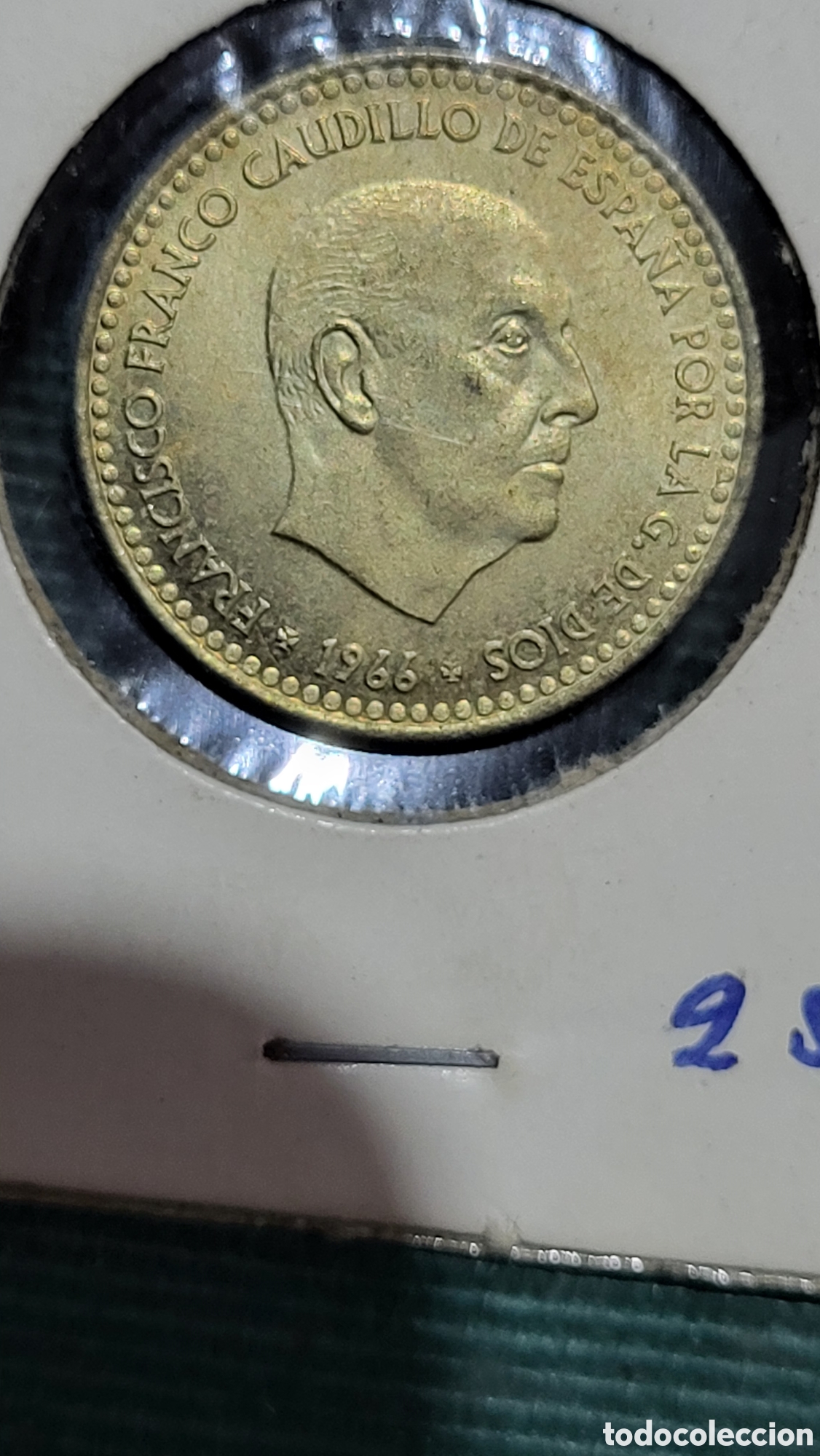 Monedas Franco: Moneda una peseta 1966*72 - Foto 1