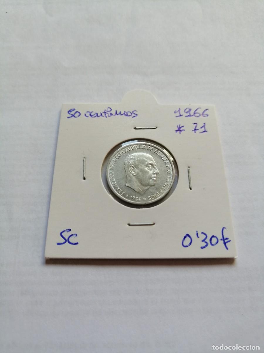 Monedas Franco: 50 Centimos 1966 * 71 SC - Foto 1