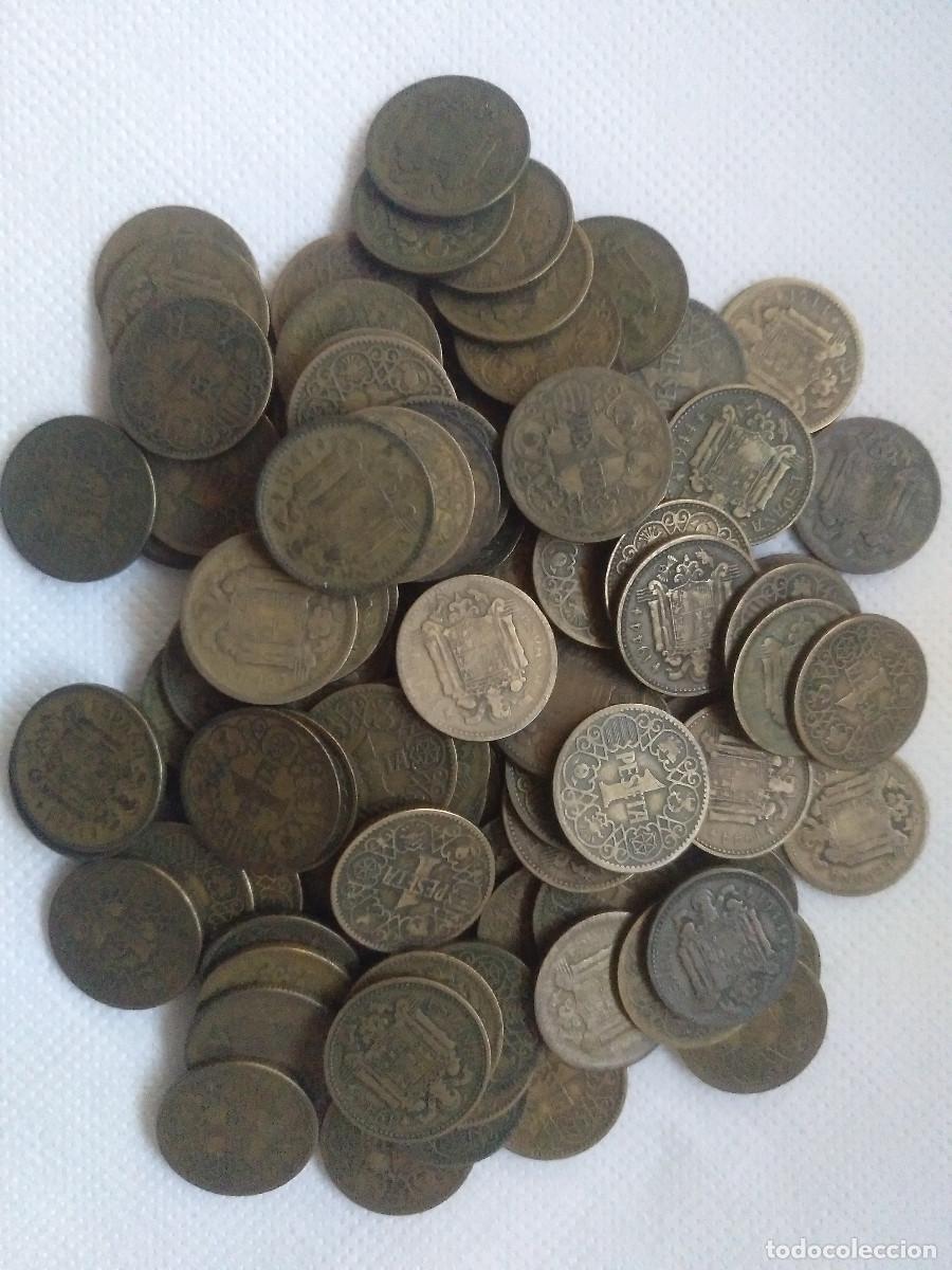 Monedas Franco: Pesetas de 1944, la del UNO - Foto 1