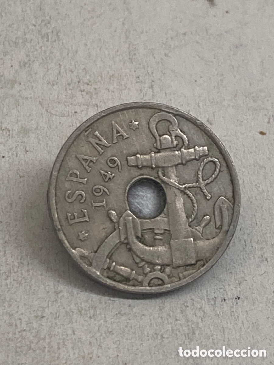 Monedas Franco: Moneda de 50 c&eacute;ntimos 1949 - Foto 1