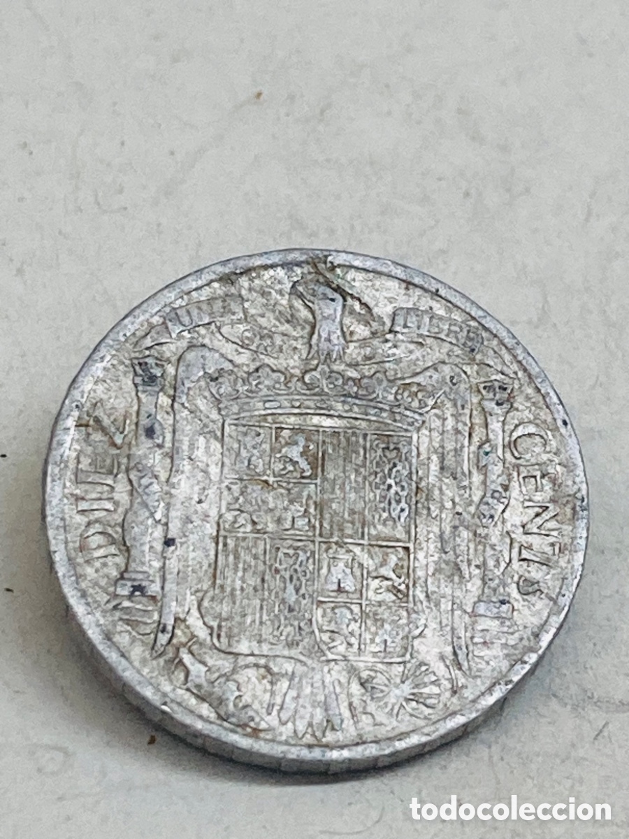 Monedas Franco: Moneda de diez c&eacute;ntimos 1953 - Foto 1