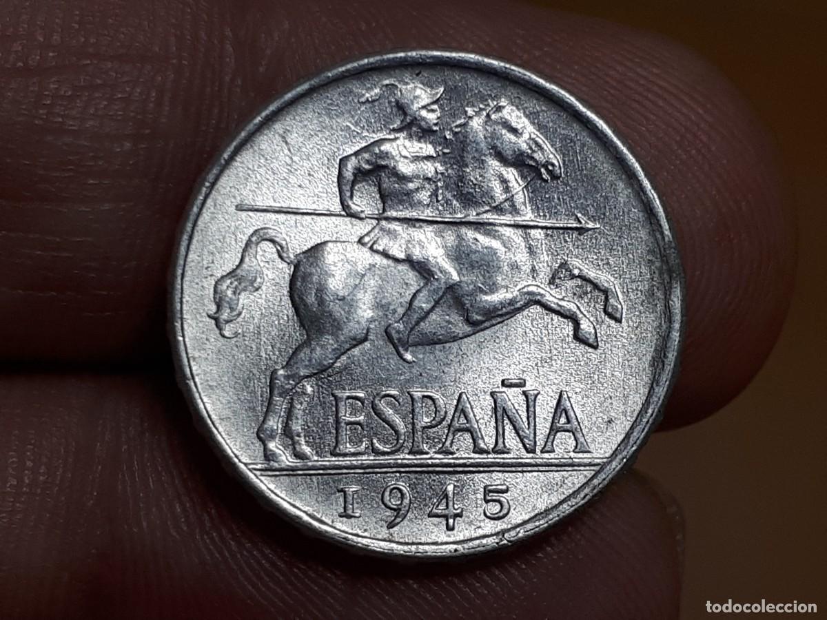 Monedas Franco: 5 centimos 1945 Sin Circular - Foto 2