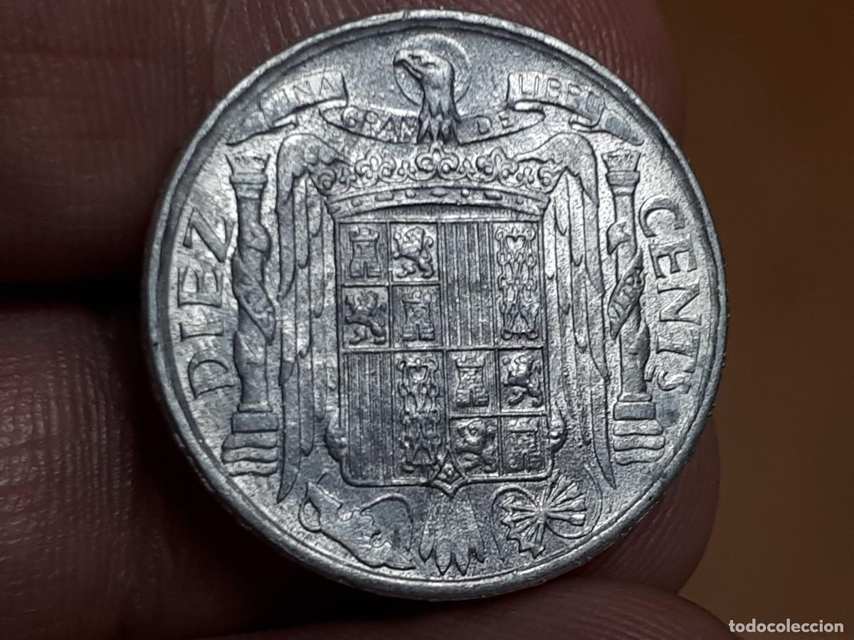 Monedas Franco: 10 centimos 1945 Sin Circular - Foto 2