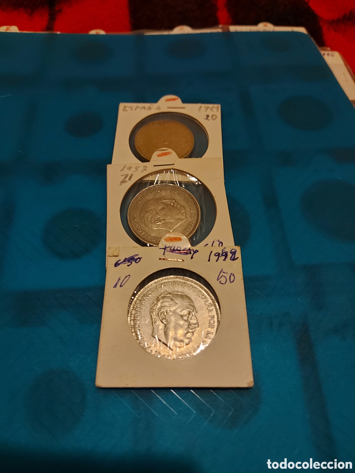 Monedas Franco: 3monedas deEspa&ntilde;a - Foto 2
