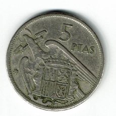 Monedas Franco: 5 PESETAS 1957-67 ESPAÑA