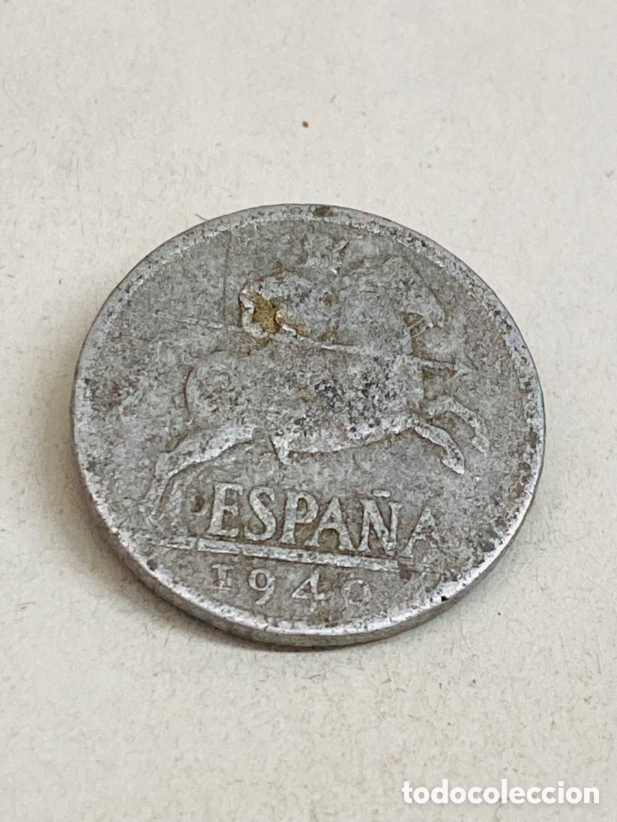 Monedas Franco: Moneda diez c&eacute;ntimos 1940 - Foto 1