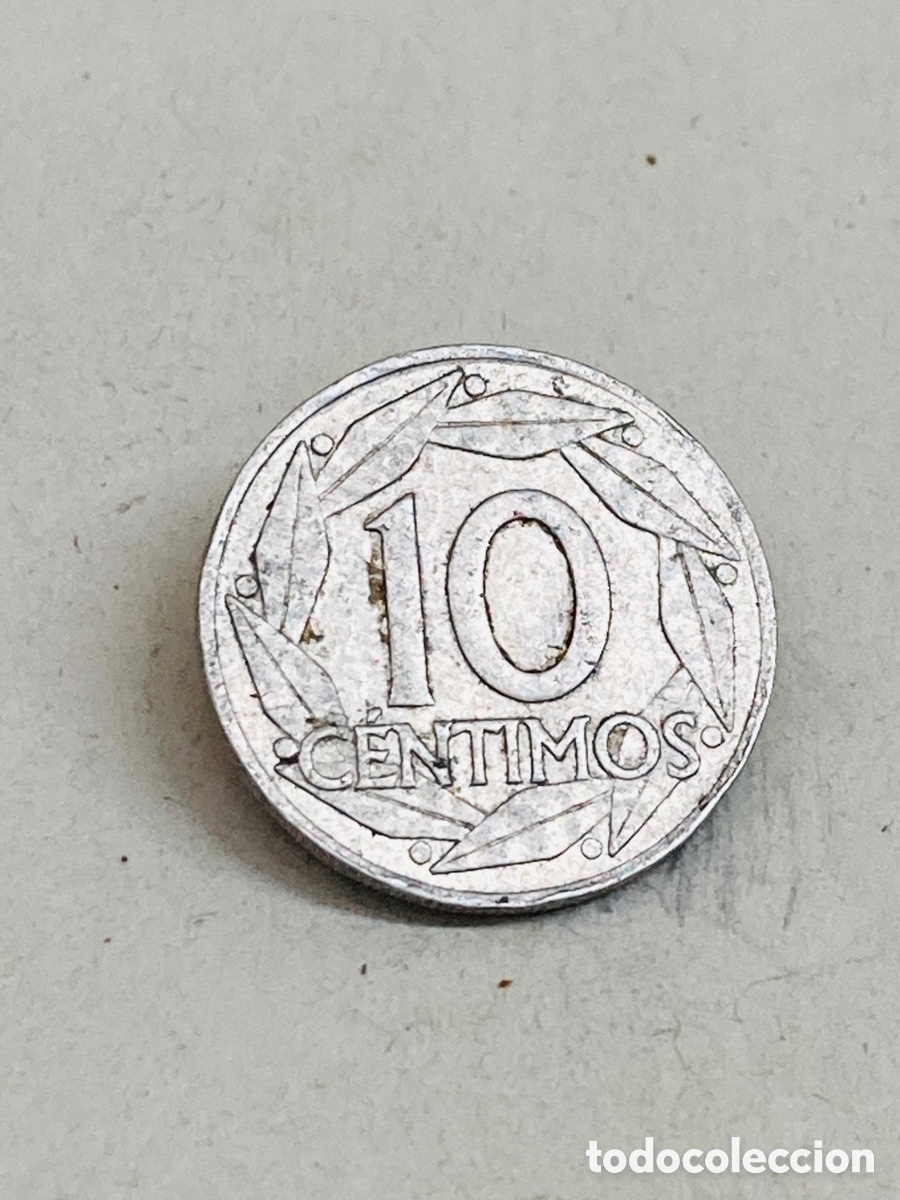Monedas Franco: Moneda de diez c&eacute;ntimos 1959 - Foto 2