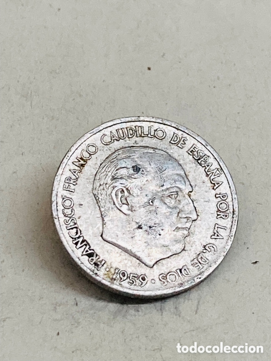 Monedas Franco: Moneda de diez c&eacute;ntimos 1959 - Foto 1