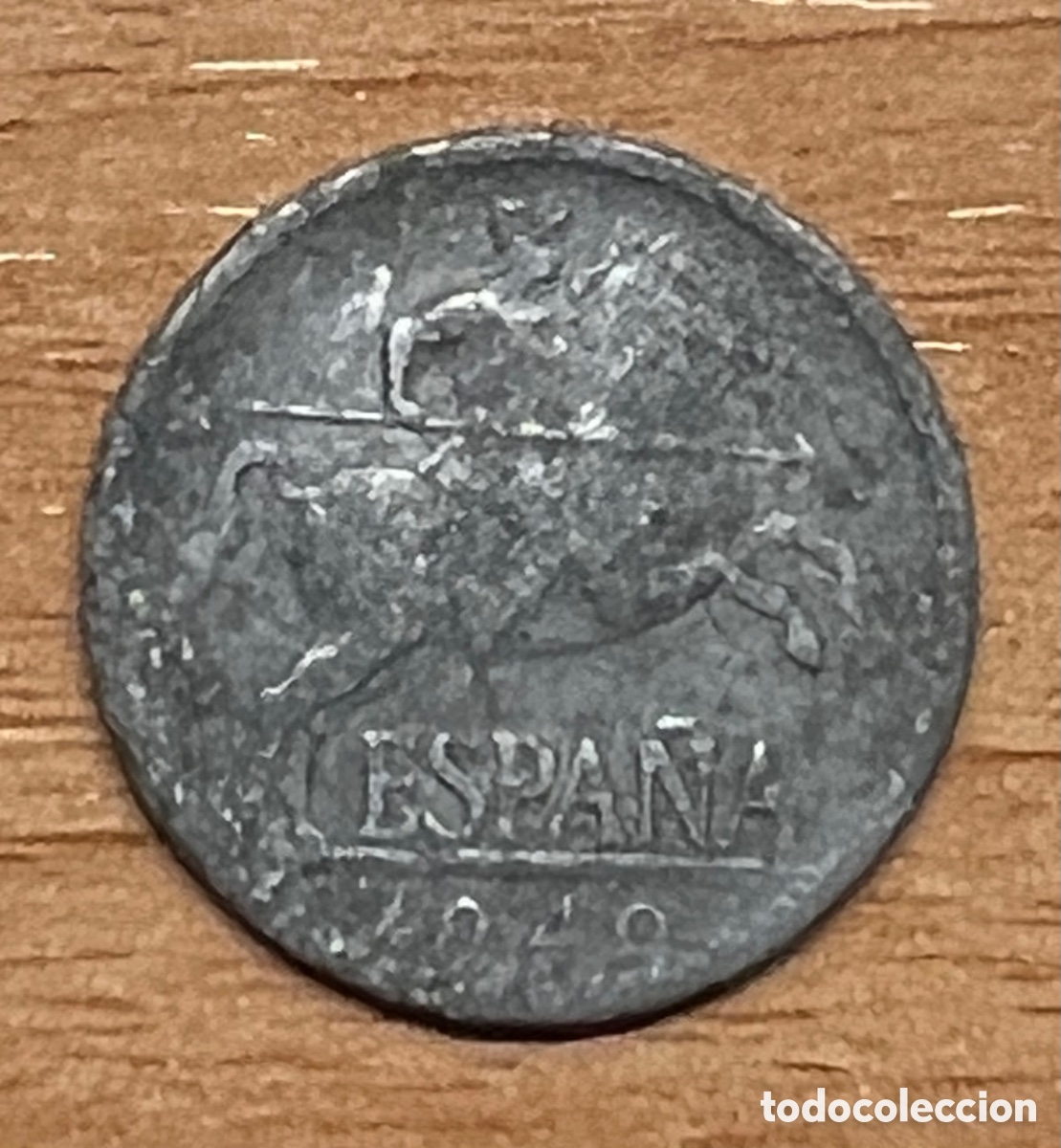 Monedas Franco: Moneda de 5 c&eacute;ntimos 1949. - Foto 2