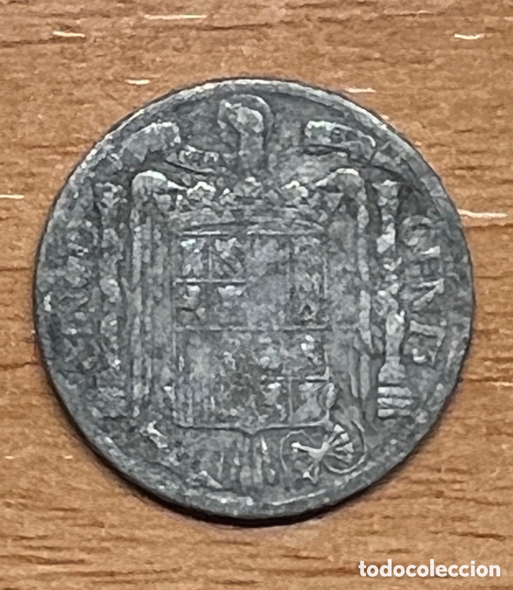 Monedas Franco: Moneda de 5 c&eacute;ntimos 1949. - Foto 1