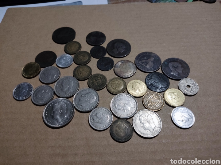 Monedas Franco: Varias monedas de Espa&ntilde;a - Foto 1