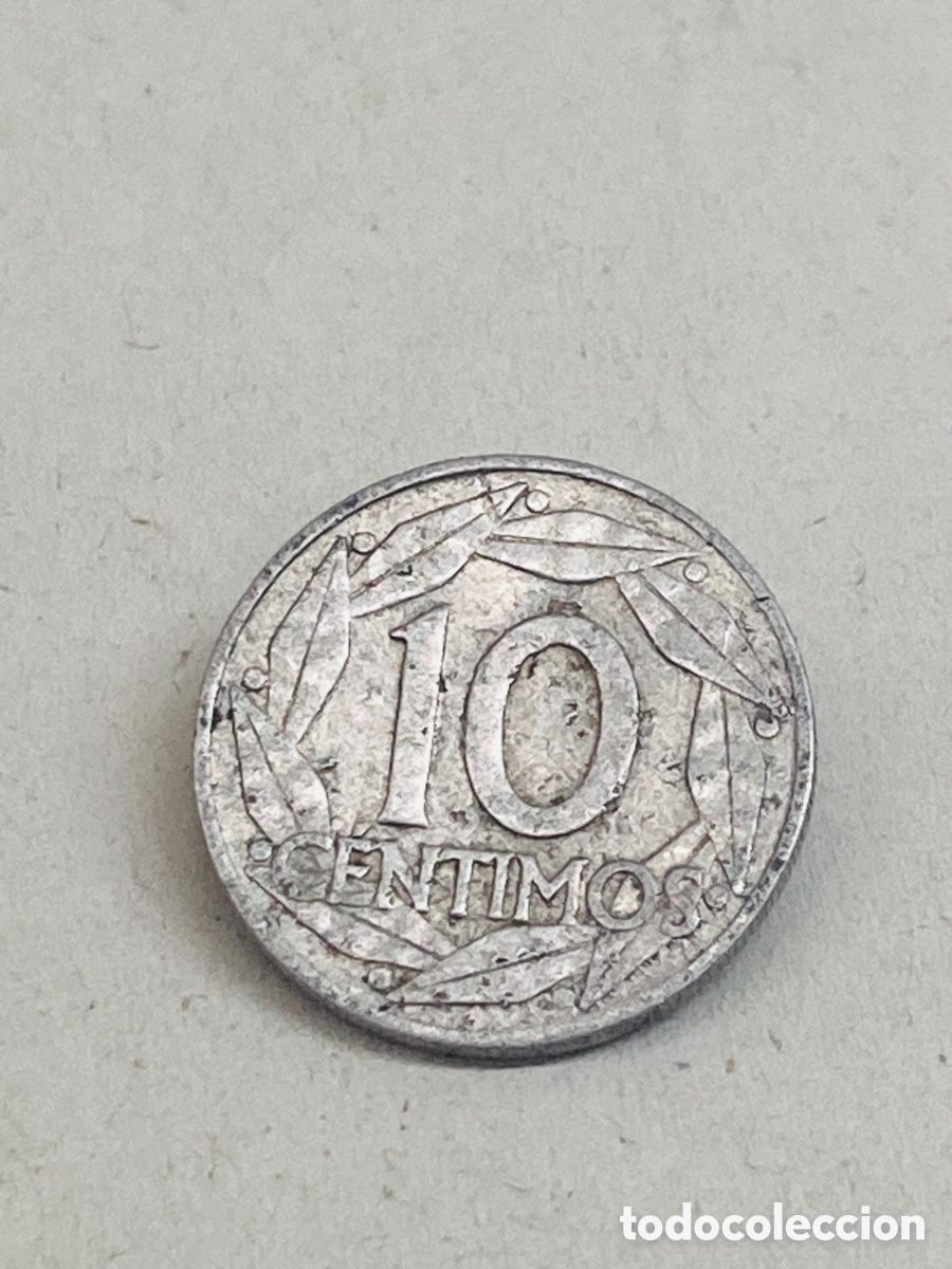 Monedas Franco: Moneda diez c&eacute;ntimos 1959 - Foto 2