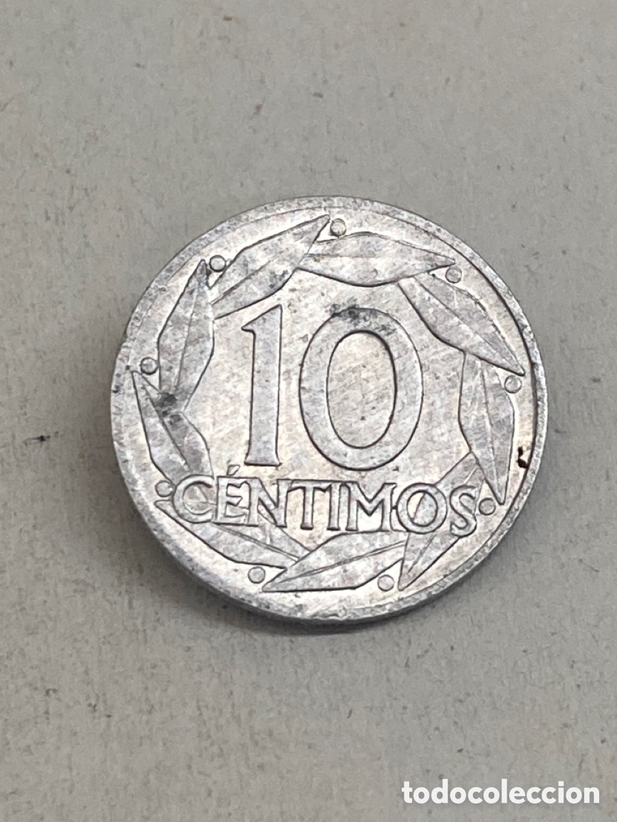 Monedas Franco: Moneda de diez c&eacute;ntimos 1959 - Foto 2
