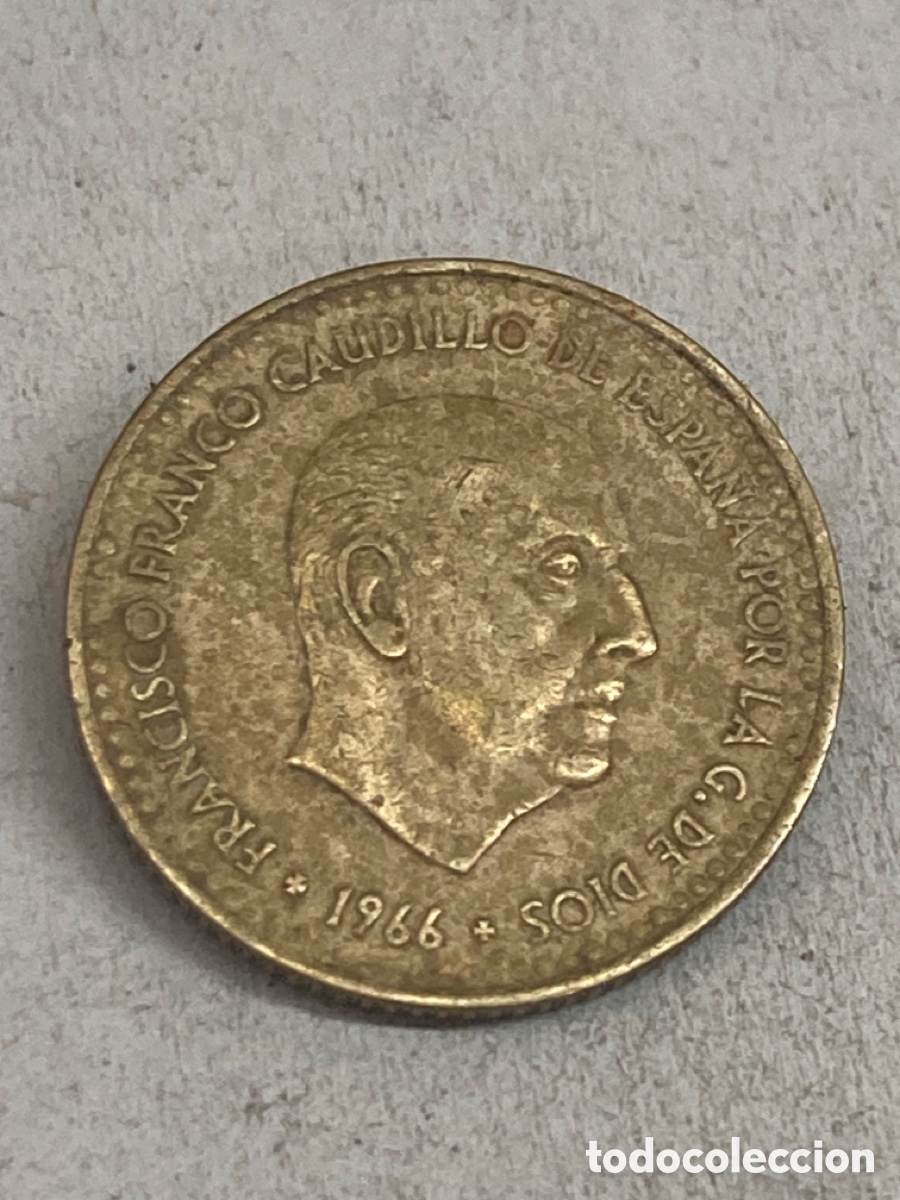 Monedas Franco: Moneda de diez pesetas 1966 - Foto 1
