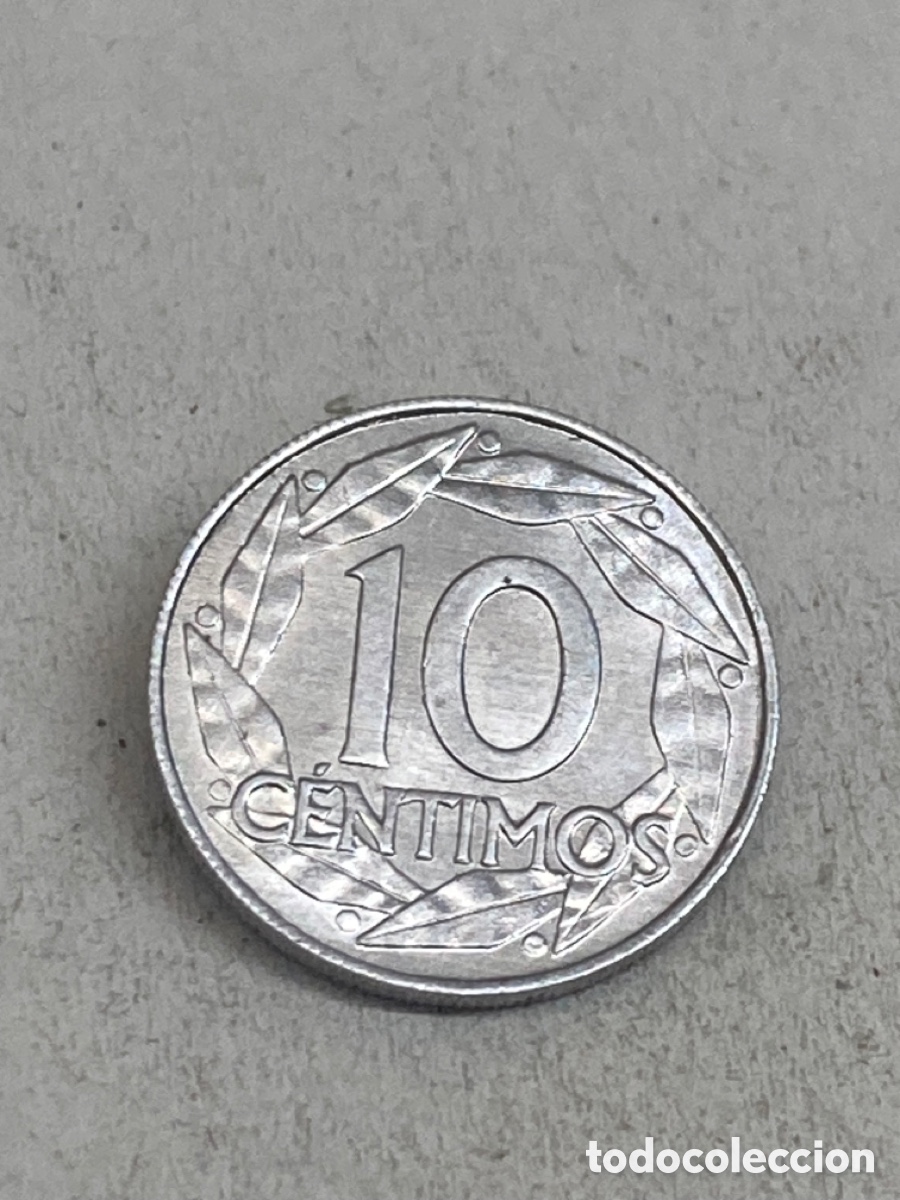 Monedas Franco: Moneda de diez c&eacute;ntimos 1959 - Foto 2