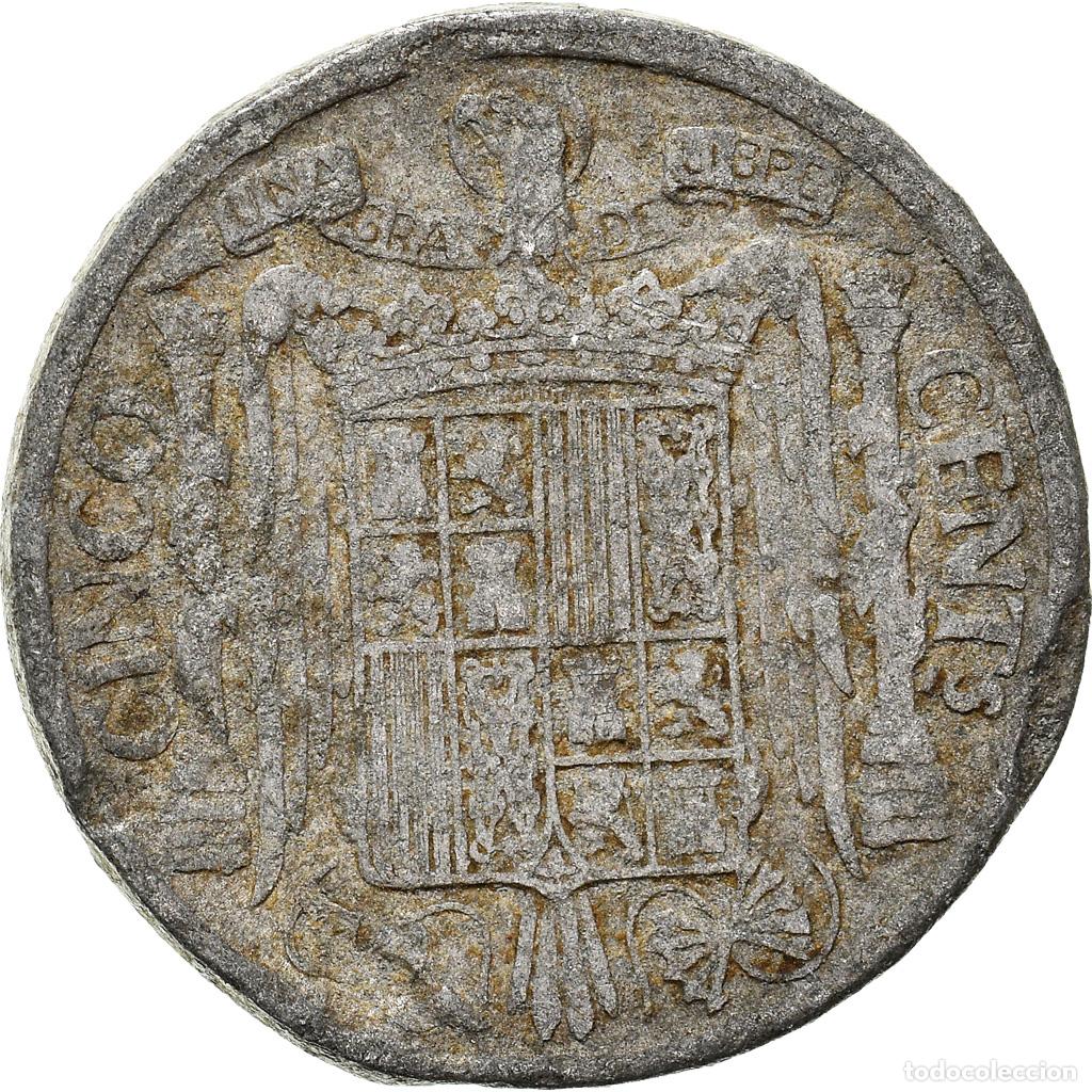 Monedas Franco: [#964632] Moneda, Espa&ntilde;a, 5 Centimos, Undated - Foto 2