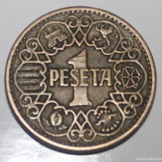 Monedas Franco: MONEDA DE 1 PESETA 1944. Lote 399452899