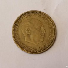 Monedas Franco: 1 PESETA, FRANCO ,1963, ESTRELLAS- 19-63* MBC. Lote 400221624
