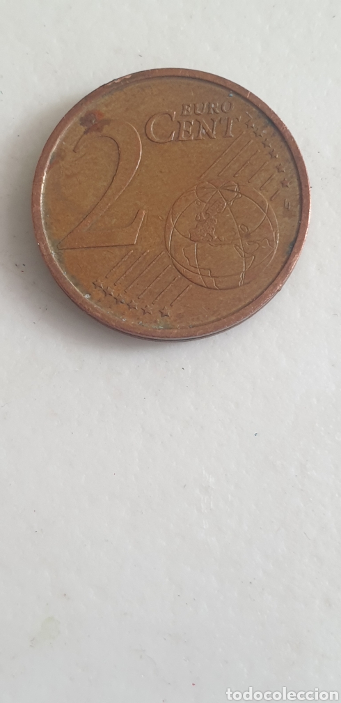 Monedas Franco: Moneda 2 centimos con exceso de metal - Foto 3