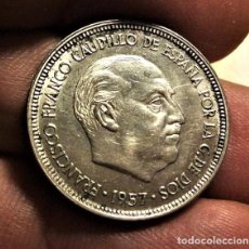Monedas Franco: ESTADO ESPAÑOL 5 PESETAS 1957 ESTRELLA BA BARCELONA SC-/EBC+ GRAN PARTE DEL BRILLO ORIGINAL. Lote 400895189