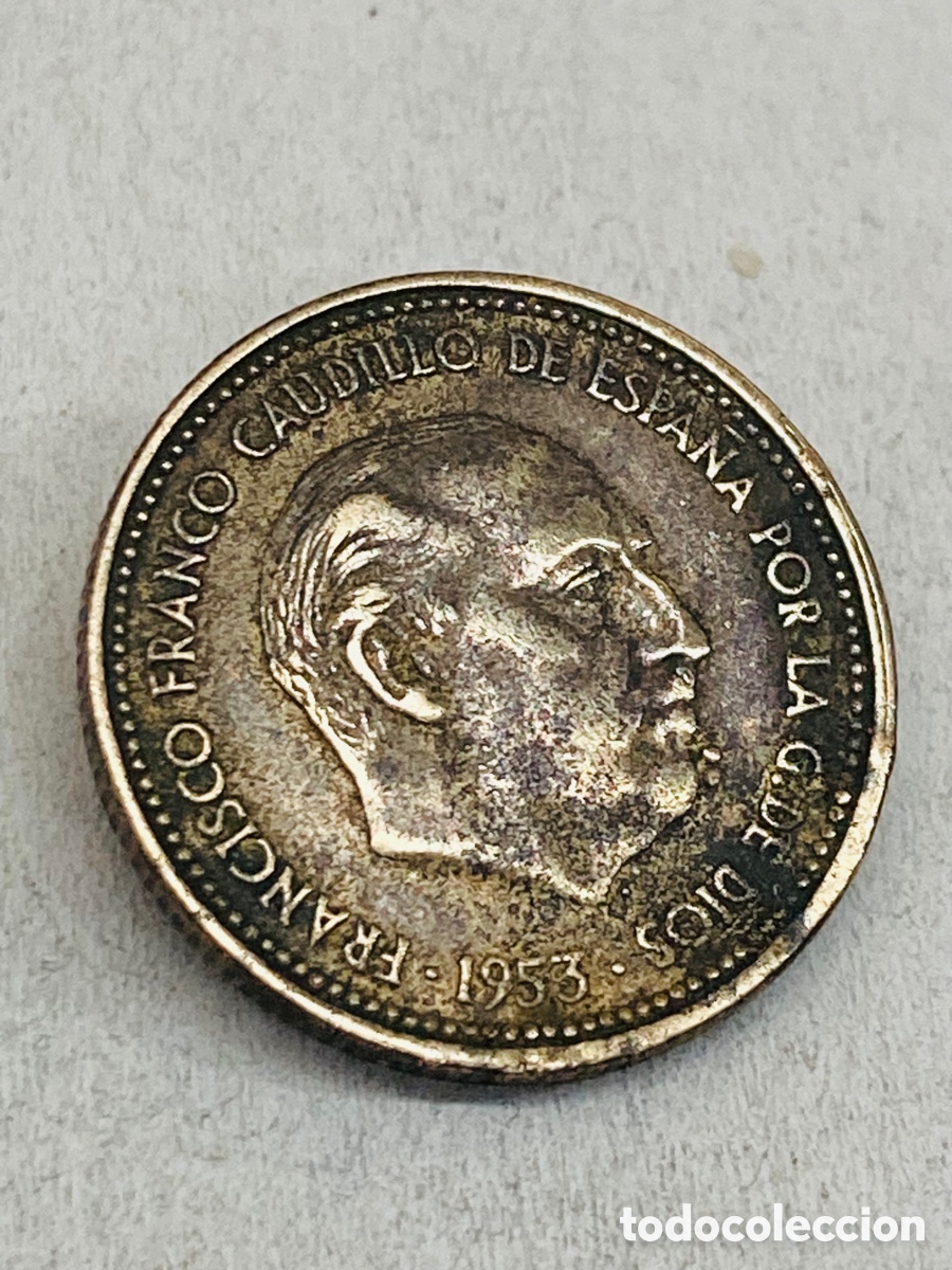 Monedas Franco: Moneda 2,5 pesetas 1953 - Foto 1