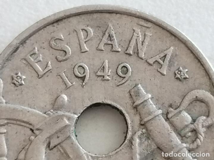 Monedas Franco: MONEDA 50 CENTIMOS 1949, ESTRELLAS 19-62 - Foto 2