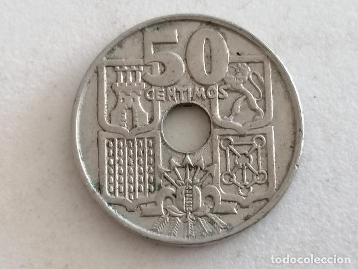 Monedas Franco: MONEDA 50 CENTIMOS 1963, ESTRELLAS 19-65 - Foto 3