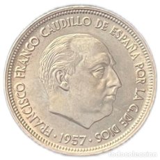 Monedas Franco: ESPAÑA. FRANCISCO FRANCO. 50 PESETAS. 1.957*59. Lote 401325764