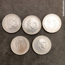 Monedas Franco: 5 MONEDAS PLATA, 100 PESETAS FRANCO, *66 *70 Y *68. Lote 402201844