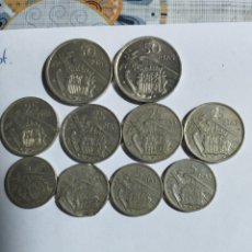 Monedas Franco: LOTE DE MONEDAS DE FRANCO AÑO 1957. Lote 402389359
